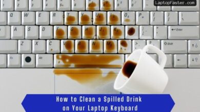 How to Clean a Spilled Drink on Your Laptop Keyboard