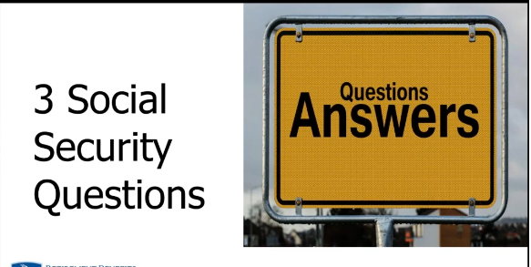 Social security questions