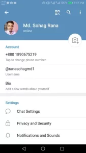 Finding Your Telegram ID on Mobile