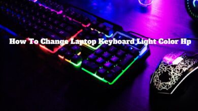 How To Change Laptop Keyboard Light Color Hp