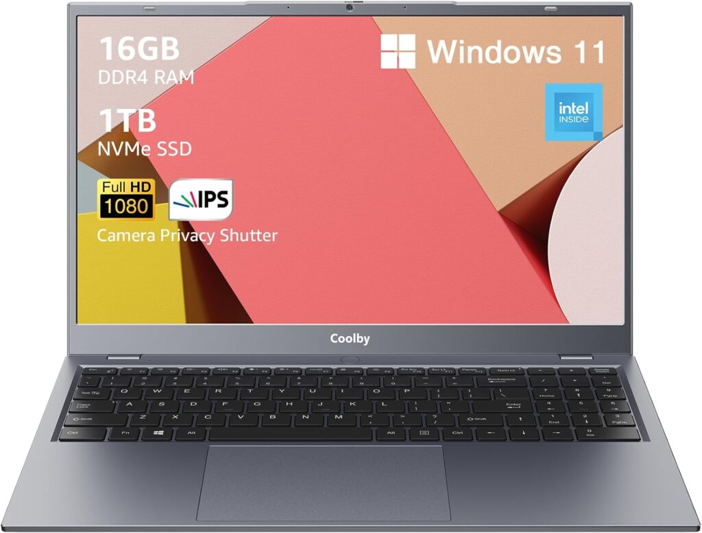 Coolby 15.6inch Windows 11 Laptop