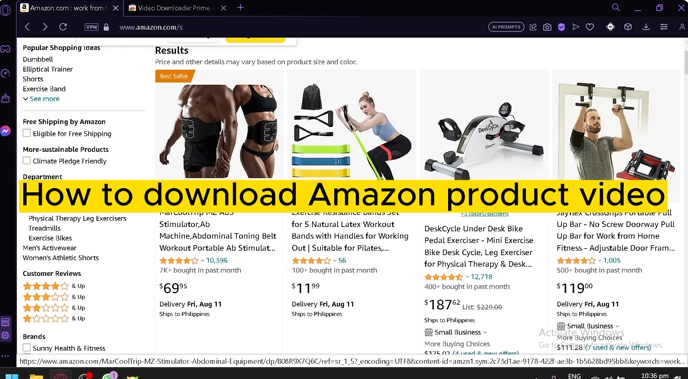 Download Amazon Product Video On Laptop