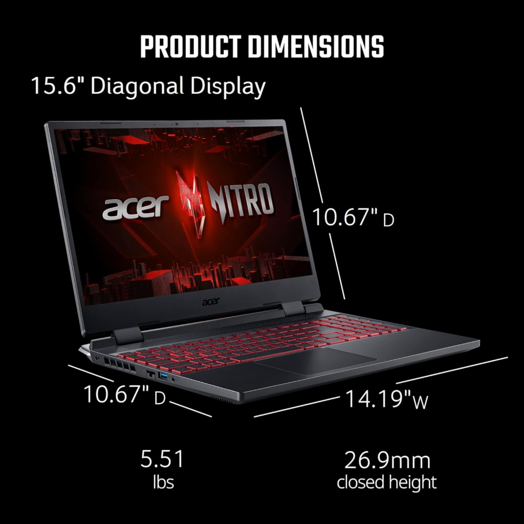 Acer Nitro 5 AN515-58-525P Gaming Laptop 