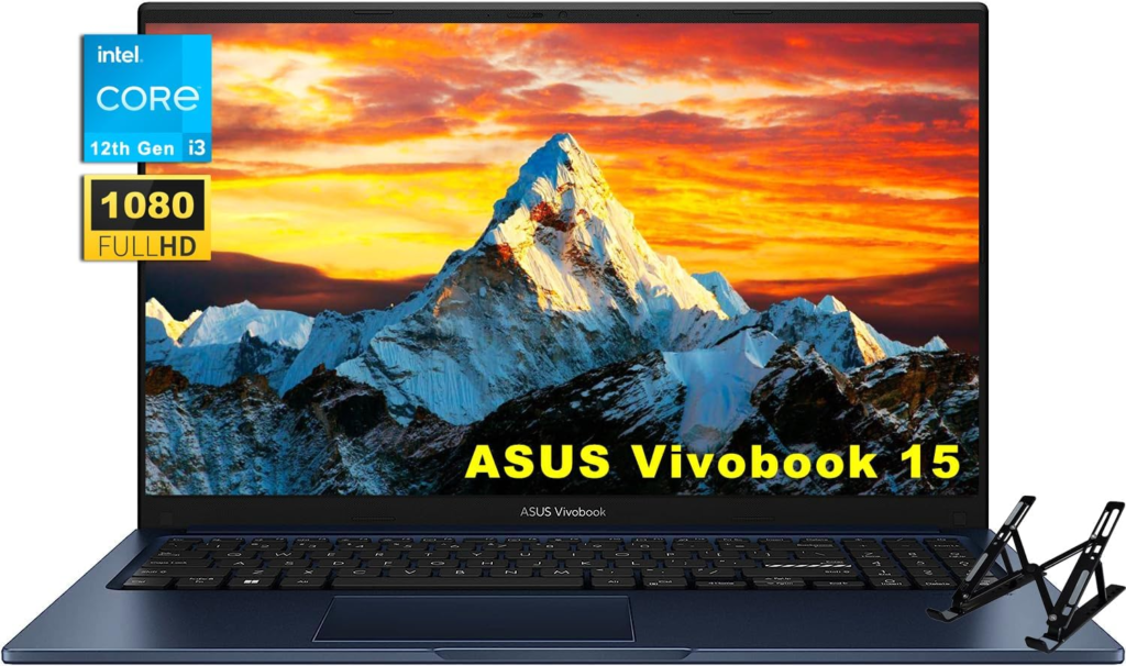 Asus Vivobook 15 Laptop, 15.6" FHD Display