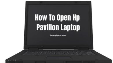 How To Open Hp Pavilion Laptop
