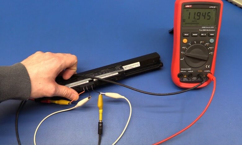 How to Test Laptop Battery With Multimeter
