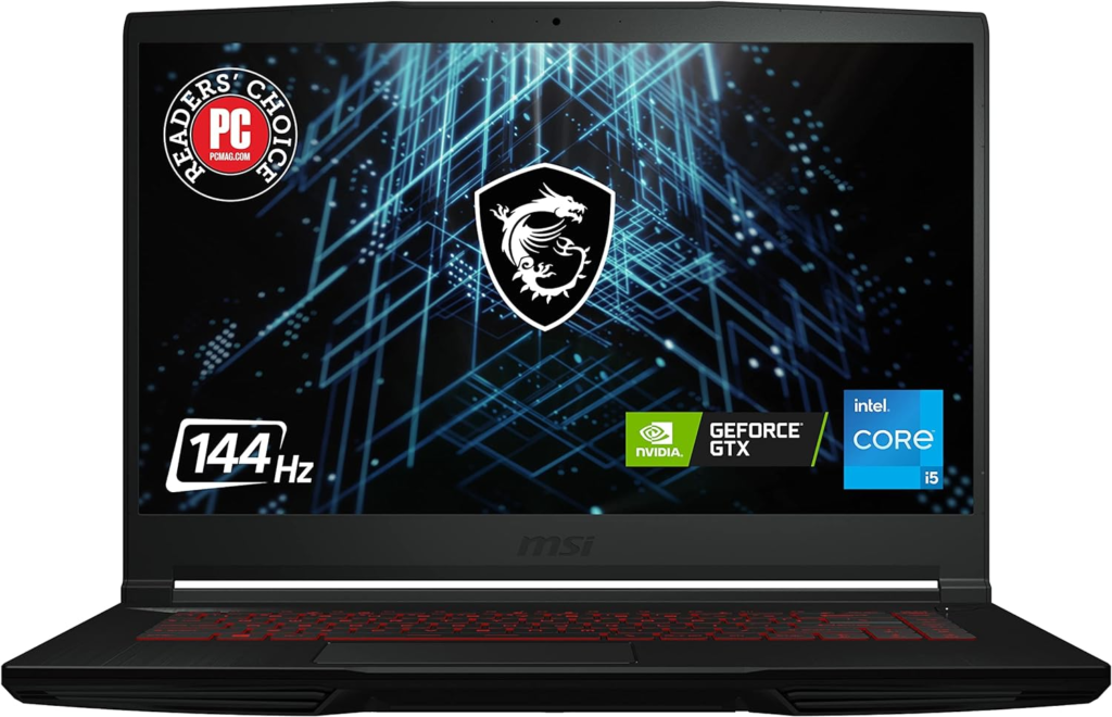 MSI GF63 15.6" 144 Hz Gaming Laptop Intel Core i5-11400H RTX 3050 16GB